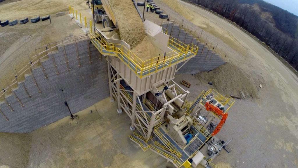 Quebec’s Largest Wire-faced Crusher Wall | AIL Mining