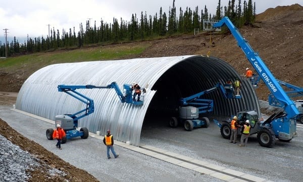 haul road, tunnel, supercor, arch, mining, construction