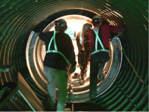  Stockpile-escape-tunnel-liner-under-construction-with-THE-EDGE-Super-Cor-Flange-Connection