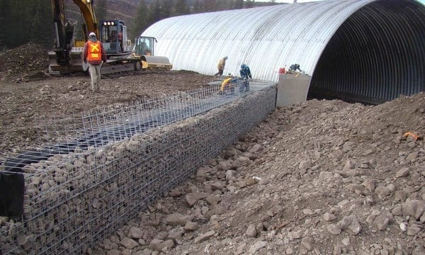 coal mine, mining, arch, haul road crossing, haul road