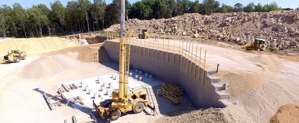 mining, crusher wall, construction