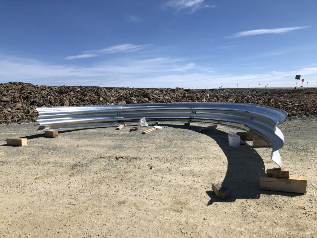 First ring of Super•Cor mining portal assembled