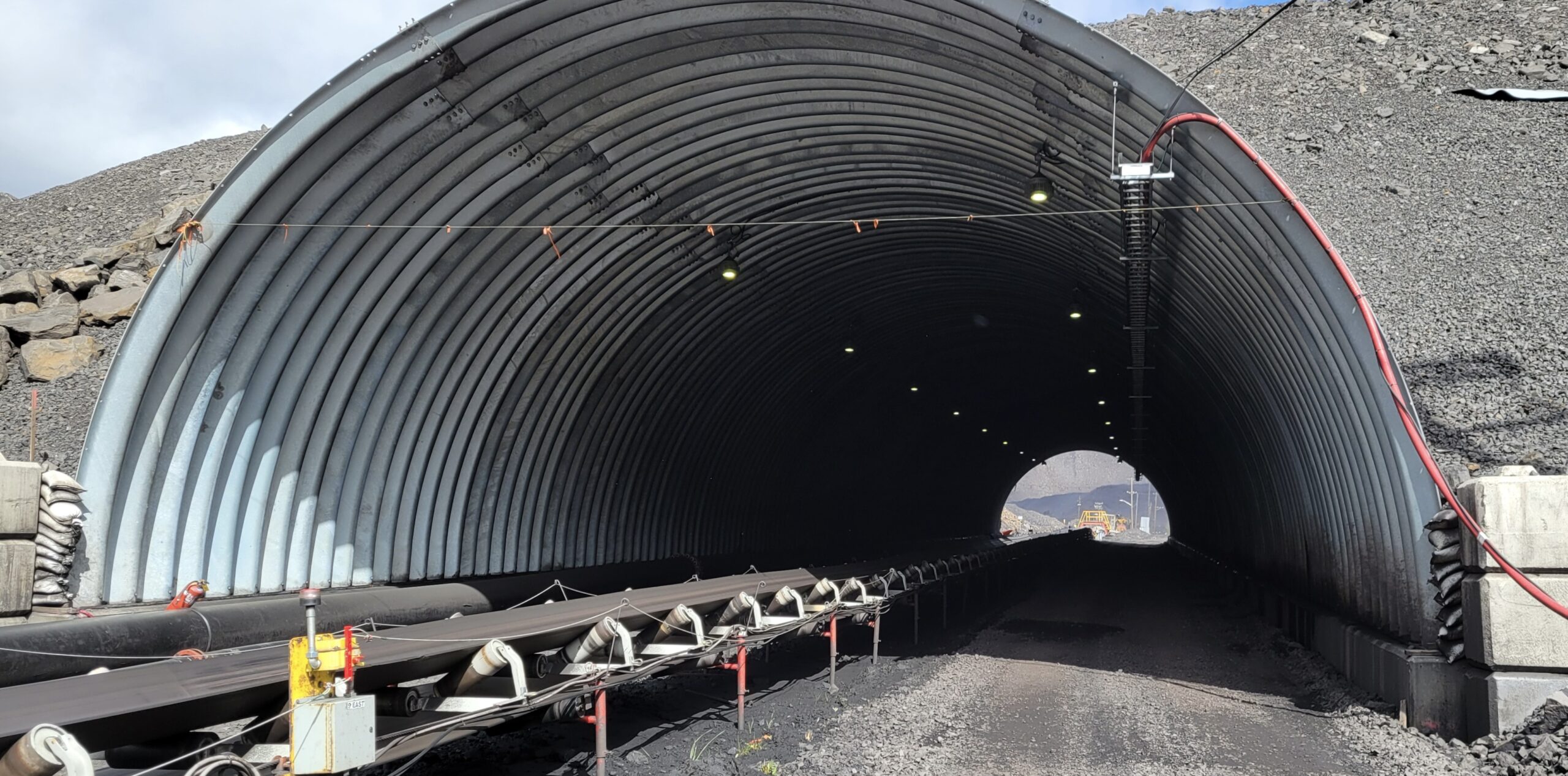 Closer view of Ultra-Cor conveyor crossing